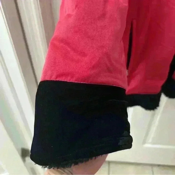 Obermeyer Anastasia Women's Reversible Ski Jacket Red and Black Fleece size 6 - Picture 5 of 11